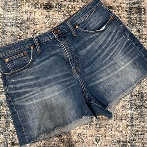 Madewell Blue Denim Shorts